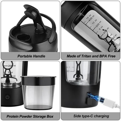 ShakePro: Portable Electric Blender Bottle