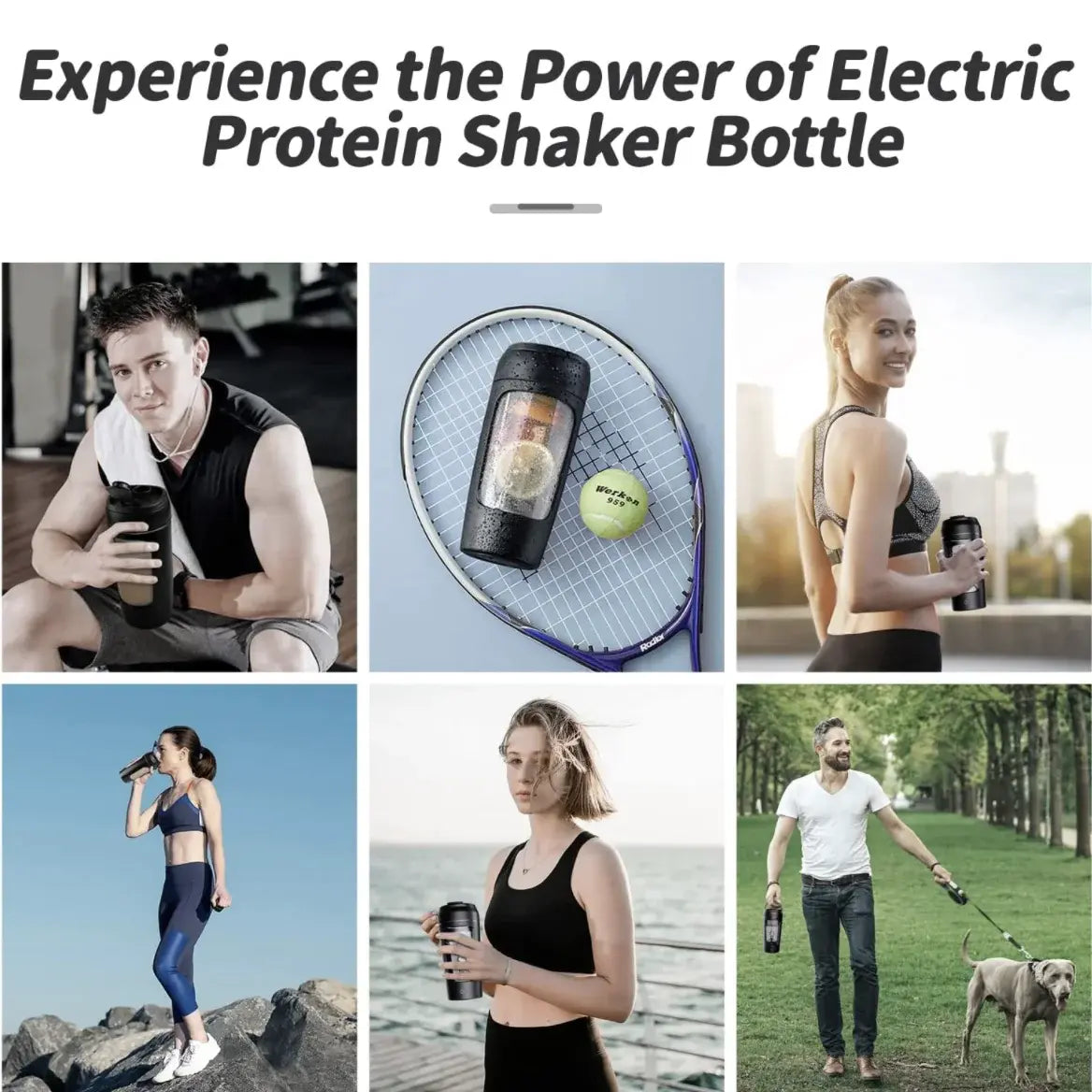 ShakePro: Portable Electric Blender Bottle